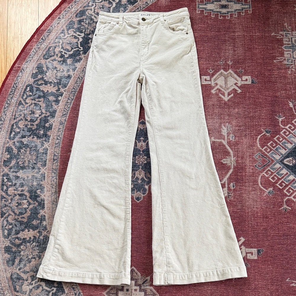 ROLLA’S Vanilla Corduroy Eastcoast Flare Size 28 - Picture 2 of 14